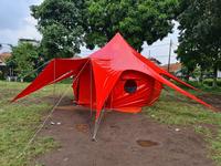 Gambar tenda glamping/glamor camping lotus camp D 5 mtr,t 350cm dari Outdoor Priority undefined 5 Tokopedia