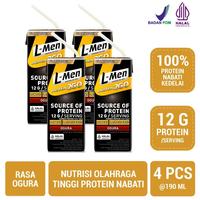 Gambar L-Men UHT Plant Protein 2 GO Ogura - Kacang Merah 190ml (4 pcs) 12gr dari Yaslem undefined 1 Tokopedia