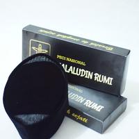 Gambar Peci songkok hitam Jalaludin Rumi, peci Ber AC terbaru kualitas top - no 5 tinggi 11, AC silang dari HayatiSTORE021 undefined 5 Tokopedia