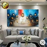 Gambar Lukisan perjamuan kudus modern art dekorasi dinding dari Zefanyaart undefined 1 Tokopedia