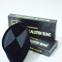 Gambar Peci songkok hitam Jalaludin Rumi, peci Ber AC terbaru kualitas top - no 5 tinggi 11, AC silang dari HayatiSTORE021 undefined 3 Tokopedia