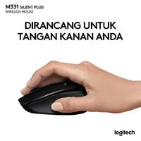 Gambar LOGITECH M331 BIRU SILENT PLUS MOUSE WIRELESS BLUE M 331 dari Click & Go Tokopedia undefined 3 Tokopedia