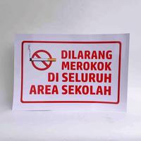 Gambar Poster Sekolah, Dilarang Merokok di Sekolah, Poster Larangan Merokok, dari darren5 undefined 2 Tokopedia