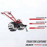 Gambar Quick Mesin Traktor Capung Metal + Mesin Engine Honda GX 200 Thailand dari HANINDO MESIN SBY undefined 3 Tokopedia