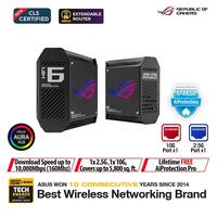 Gambar ASUS ROG Rapture GT6 2 Pack | Tri-Band WiFi 6 Mesh WiFi System - Black dari Lezz Computech undefined 1 Tokopedia