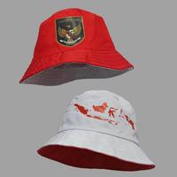 Gambar Topi Indonesia Garuda Timnas Peta Nusantara Bolak Balik Reversible - TIMBUL Garuda B dari Cloutfitstore undefined 2 Tokopedia