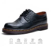 Gambar Sepatu Pria Low Boots Docmart Casual Kulit Asli Boot Brouge Wingtip dari Moralist Store undefined 1 Tokopedia