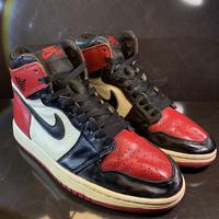 Gambar Sepatu sneakers Nike AIR JORDAN 1 Retro high bred toe Second/bekas/2nd dari Cultjure id undefined 1 Tokopedia