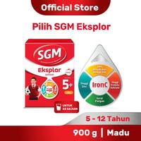 Gambar SGM Eksplor 5+ dengan IronC Susu Bubuk Rasa Madu 900GR dari bismillah lancar aamiin undefined 1 Tokopedia