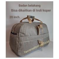 Gambar Tas Pakaian Travel Bag Polo Interclub 52x24x32cm ukuran sedang . Kabin dari tasranseltrolly undefined 4 Tokopedia