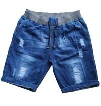 Gambar Celana Pendek Sobek Robek Jeans Tali Pinggang Kolor Pria Cowok Dewasa - Navy Blue, 32 dari Tokoomdidit undefined 1 Tokopedia