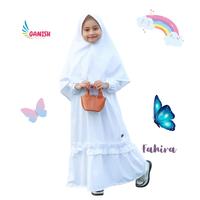 Gambar Gamis Anak Warna Putih Umur 4 Sampai 13 tahun Toyobo Muslim Manasik - putih fahira, 4 dari KONVEKSI BAJU ANAK JKT undefined 3 Tokopedia