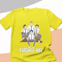 Gambar Baju Anak Kaos Anak Laki Laki Perempuan Dhot Design Geng 4g Trending - Kuning, S dari Lulu Dwi Cahyani undefined 4 Tokopedia