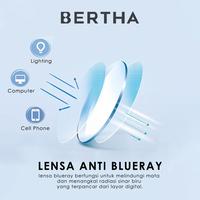 Gambar Bertha Kacamata Model Terbaru Frame Pria Dan Wanita Bisa Minus 8184 - Blue, Frame saja dari Bertha Indonesia undefined 5 Tokopedia
