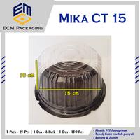 Gambar Mika Cake Tray CT10 (10PC) CT15 (25PC / Mika Tumpeng Mini / Mika Bulat - ct10 (10pcs) dari ECM PACKAGING undefined 2 Tokopedia