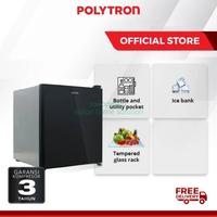Gambar Kulkas Mini Bar POLYTRON PRH 51 50 Liter 65 Watt PRH51 - Hitam dari VIXION HOME SOLUTION undefined 2 Tokopedia