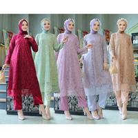 Gambar Stelan Astri size L kebaya brukat baju pesta murah ast 02 kf - lavender dari Agrabutik undefined 1 Tokopedia