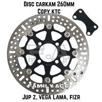 Gambar PIRINGAN CAKRAM LEBAR 260MM VARIASI + BREKET JUP Z/ FIZR/ VEGA LAMA DL dari Family Line undefined 2 Tokopedia