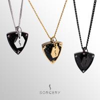 Gambar SORCERY Pendant SCP4 Kalung Liontin Bandul Titanium Karbon Pria Wanita - Silver dari Sorcery undefined 1 Tokopedia