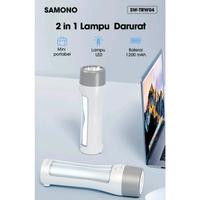 Gambar Lampu Senter/Sentolop/Lampu Emergency Samano SW-TRW04 LED 2in1 dari SAAA22 undefined 2 Tokopedia