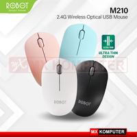 Gambar Mouse Wireless Robot M210 Wireless - Hitam dari MXKomputer_NEW undefined 1 Tokopedia