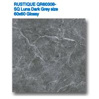 Gambar RUSTIQUE Granit QR60308-SQ Luna Dark Grey size 60x60 Glossy 4pcs/1.44m dari Home.Keramik undefined 1 Tokopedia