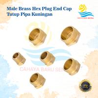 Gambar Plug Tutup Drat Dalam 1/2" Kuningan End Plug Dop Pipa Penutup Kran - PLUG TUTUP 1'' dari CAHAYA BARU SENTRAL undefined 1 Tokopedia