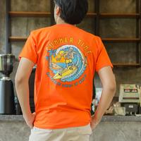 Gambar BAJU KAOS UNISEX PRIA & WANITA UNION STATE T-SHIRT SUMMER TIME ORANGE - Orange, S dari UnionState undefined 4 Tokopedia