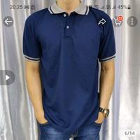 Gambar kaos polo lengan pendek pria - Orange, M dari Warna Print undefined 3 Tokopedia