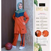 Gambar Setelan Baju Kaos Olahraga Muslimah Syari BMS 40 Terbaru - NAVY, S dari musdechijab undefined 3 Tokopedia