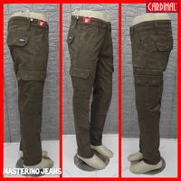 Gambar CARDINAL 100% ORIGINAL sz 33-38 CELANA PANJANG CARGO PRIA - abu badak, 34 dari Masterino Jeans undefined 2 Tokopedia