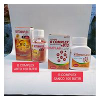 Gambar VITAMIN B COMPLEX BETOMINPLEX B KOMPLEK JAGA IMUN BURUNG AYAM LAGA - B COM SANCO dari vetaindo premium undefined 1 Tokopedia