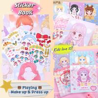 Gambar DIY Sticker Book Playing Make up Dress Up Mainan Edukasi Anak Buku stiker - SPRING BLOSSOM PINK dari @Futagoshop undefined 3 Tokopedia