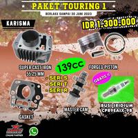 Gambar PAKET TOURING BOREUP KARISMA SUPRA X 125 KPH BLOK PISTON NOKEN AS CDI - TOURING 5 dari SelviBRT undefined 1 Tokopedia