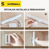 Gambar Lampu LED Tempel Magnet - Lampu Baca / Lampu Meja / Dinding Kamar - Promo - White dari Supermall Nusantara undefined 4 Tokopedia