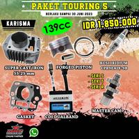 Gambar PAKET TOURING BOREUP KARISMA SUPRA X 125 KPH BLOK PISTON NOKEN AS CDI - TOURING 5 dari SelviBRT undefined 3 Tokopedia