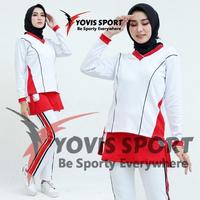 Gambar Baju senam AYU TING TING ORI YOVIS SPORT zumba/baju senam muslimah - AYU KUNINGTOSCA, XL dari EDELWEISS EXCLUSIVE Store undefined 2 Tokopedia