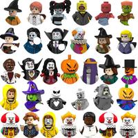 Gambar SET Halloween Building Block Action Figures Pumpkin Ghost Witch dari Toys Exclusive undefined 2 Tokopedia