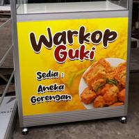 Gambar Booth Etalase Gerobak Makanan Nasi + Stiker ( Warkop Guki ) - Rel hordeng dari Agung Abadi Alumunium undefined 3 Tokopedia