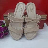 Gambar CARVIL SANDALCASUAL WANITA KINARA-01 03L - kinara-03 cream, 38 dari carvil store jatiasih bekasi undefined 4 Tokopedia