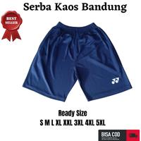 Gambar Jersey Set Baju Kaos Celana Kolor Olahraga Jumbo Big Size Putih Navy - BAJU+CELANA, S dari Serba Kaos Bandung undefined 4 Tokopedia