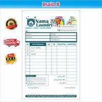 Gambar nota laundry Full Color nama londry kamu sendiri custom Zain Grafika - Nota Desain A dari Zain Grafika undefined 3 Tokopedia