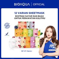 Gambar BIOAQUA Sheet Mask Fruits Series Masker Wajah - DRAGON FRUIT dari Pangestu Medika undefined 1 Tokopedia