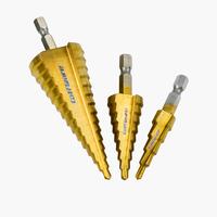 Gambar Mata Bor Spiral Titanium Coated Mata Bor Spiral Pagoda 3 Pcs Gold dari fathir allshop undefined 3 Tokopedia