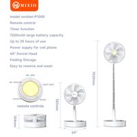Gambar MIXIO P11 Kipas Angin Lipat Fan Portable Remote Control Auto Swing - P1000 7200 MAH dari MIXIO undefined 5 Tokopedia