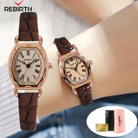 Gambar REBIRTH Jam Tangan Wanita Original Mode Tali Kulit Display Kuarsa - Cokelat dari biden watch ID undefined 1 Tokopedia