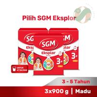 Gambar Paket 3 - SGM EKSPLOR 3+ Iron C Susu Pertumbuhan - Madu - 3 x 900 g dari Online Susu undefined 1 Tokopedia