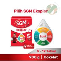 Gambar Paket 1 - SGM EKSPLOR 5+ Iron C Susu Pertumbuhan - Coklat - 1 x 900 g dari Online Susu undefined 1 Tokopedia