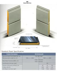 Gambar Sandwich Panel Rockwool Wall/Dinding Color Standar / Color PVDF -PVF2 - Color Std 50mm, 0.35mm dari Serba Atap undefined 5 Tokopedia