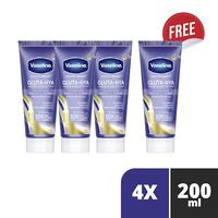 Gambar BUY 3 GET 1 FREE Vaseline​ Gluta HyaPeptide Lotion Overnight 200Ml dari Unilever Mall Official undefined 1 Tokopedia